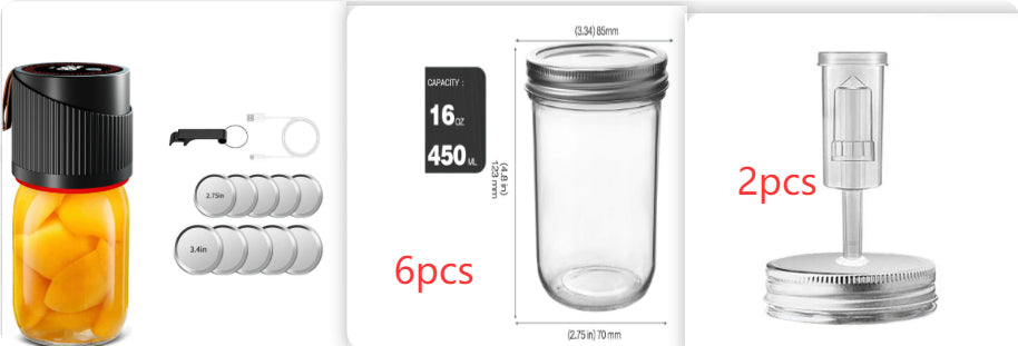 Electric Mason Jar Vacuum Machine Automatic Capper