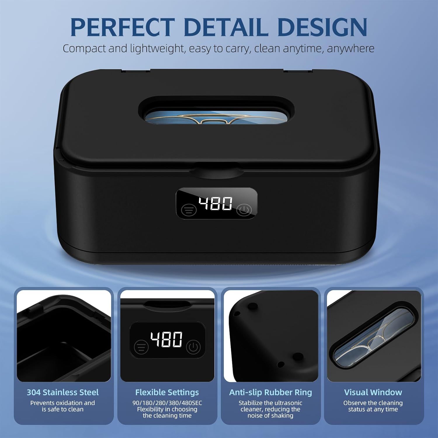 Household Denture And Jewelry Ultrasonic Cleaner