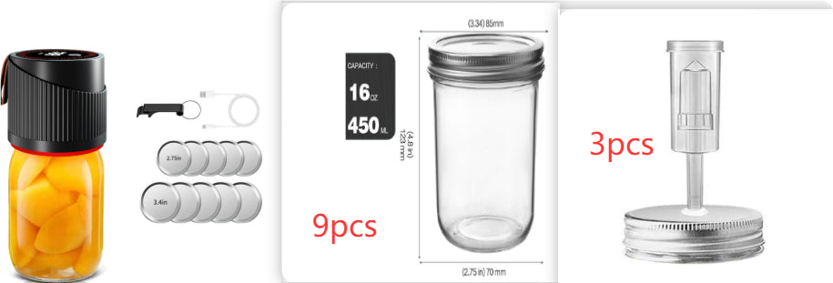 Electric Mason Jar Vacuum Machine Automatic Capper