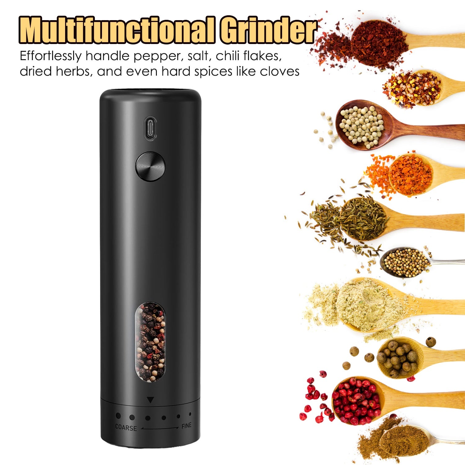 Mini Intelligent Salt And Pepper Grinder
