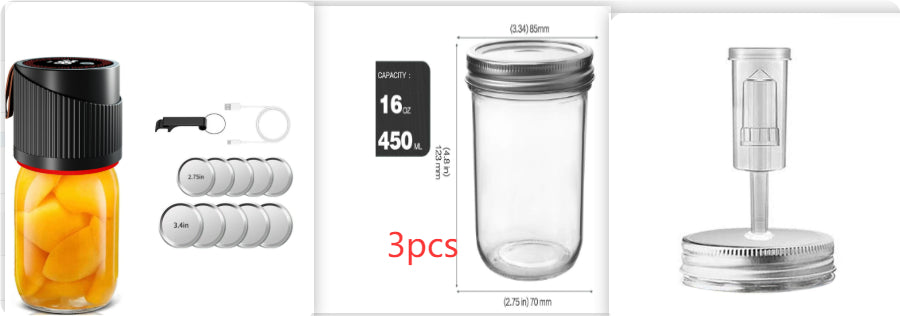 Electric Mason Jar Vacuum Machine Automatic Capper