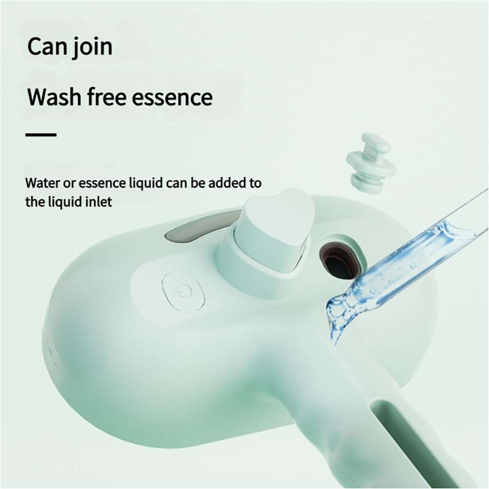 New Chevaroo Horse Steam Brush, Chevaroo 3-in-1 Self-Cleaning Steam Pet Brush For Shedding, Pet Steam Brush, Silicone Bristle Head 360 Rotating Pet Steam Brush