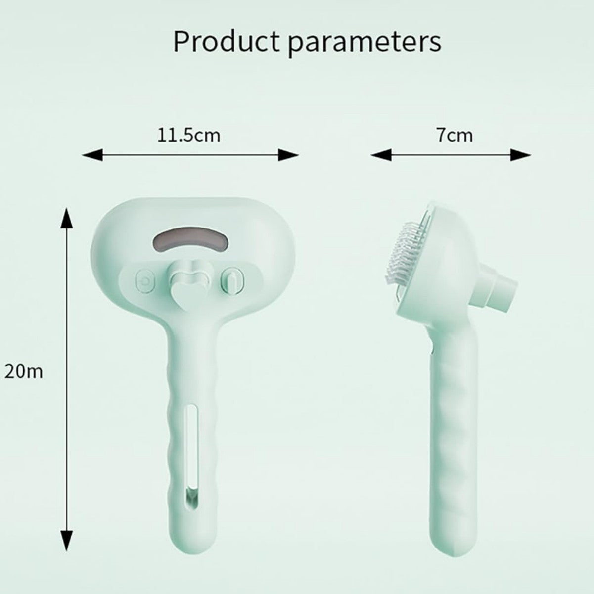 New Chevaroo Horse Steam Brush, Chevaroo 3-in-1 Self-Cleaning Steam Pet Brush For Shedding, Pet Steam Brush, Silicone Bristle Head 360 Rotating Pet Steam Brush